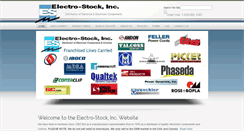 Desktop Screenshot of electrostock.com